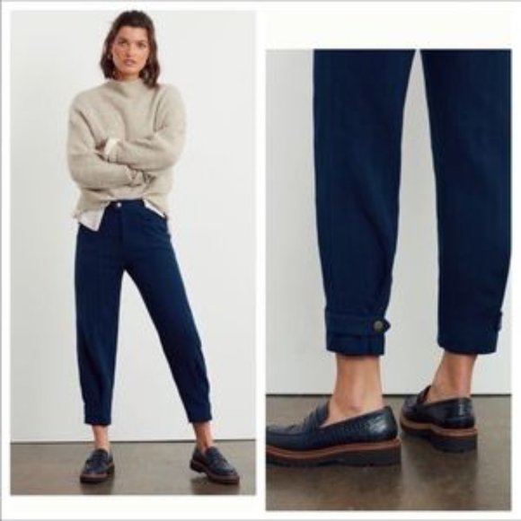 Mauve Maven! NWT Anthropologie Maeve 'Magda'  Tapered-leg Trouser - Picture 4 of 6